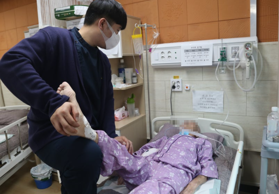 사설 구급차 요양병원 이송